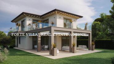 Beautiful single villa project, located about 800 meters from the sea in the prestigious Vittoria Apuana area